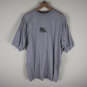 Vintage Marithe Francois Girbaud Embroidery Logo Shirt Gray Size XL 24x29